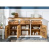Buffet campagnard chic en bois massif