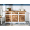 Buffet campagnard chic en bois massif