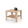 Table basse carrée pas cher couleur chêne sonoma