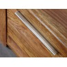 Meuble TV avec rangements bois massif sesham 135 cm