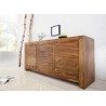 Buffet bois massif sesham 135 cm