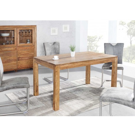 Table de repas bois massif de sesham 120 cm