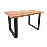 Table de salle à manger bois de manguier et pieds métal