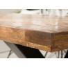 Table bois massif de manguier contemporaine