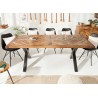 Table bois massif de manguier contemporaine