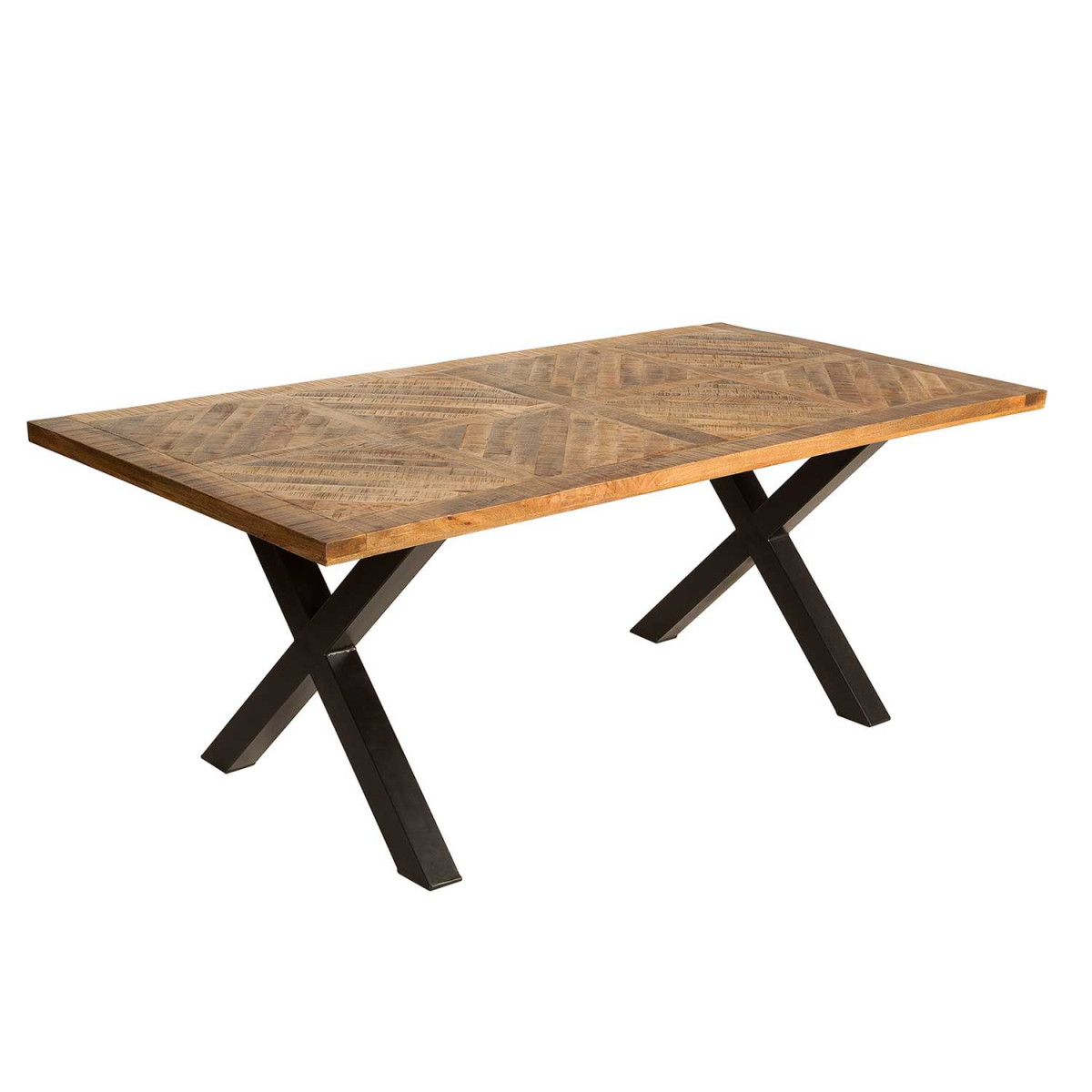 Table bois massif de manguier contemporaine