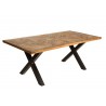 Table bois massif de manguier contemporaine