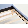 Lit tissu bleu couchage 140 ou 160 cm