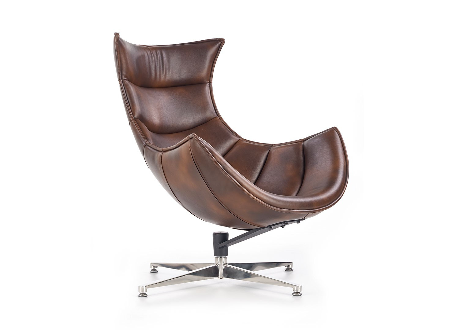 Fauteuil Ergonomique Simili Cuir Marron. Idéale pour la relaxation