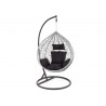 Fauteuil oeuf de jardin suspendu en poly rotin