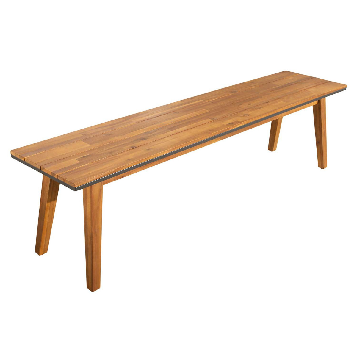 Banc de jardin en bois d'acacia 180 cm