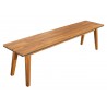 Banc de jardin en bois d'acacia 180 cm