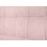 Tête de lit capitonnée en tissu rose 140 cm