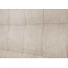 Tête de lit capitonnée en tissu beige 140 cm