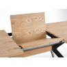 Table extensible rectangulaire en bois 160-220 cm