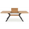 Table extensible rectangulaire en bois 160-220 cm