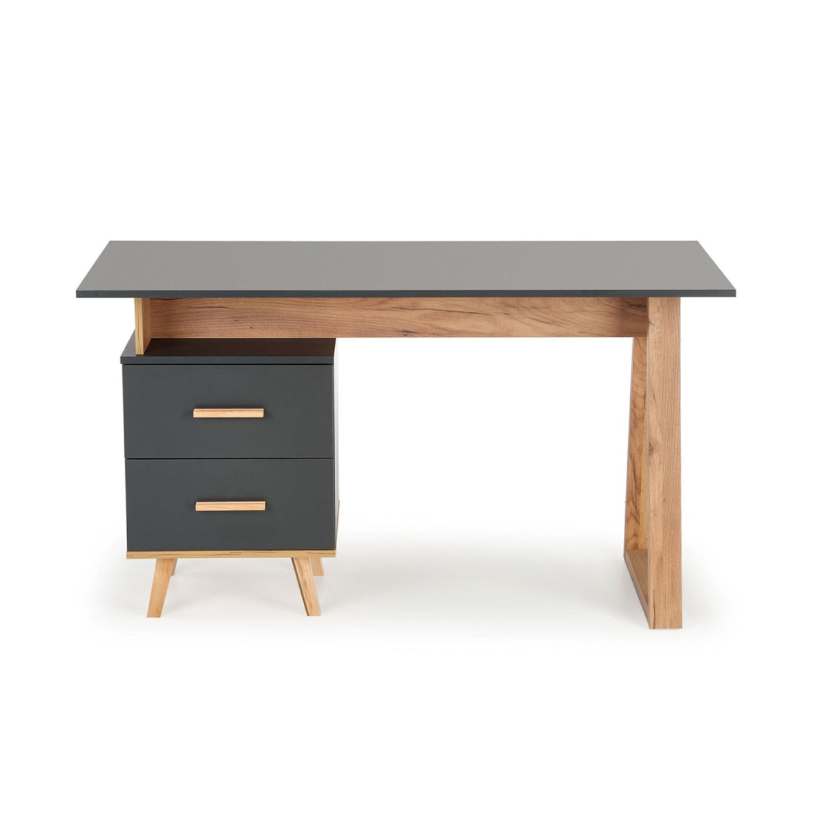 Table de chevet enfant 1 tiroir beige et chêne - Cbc-Meubles