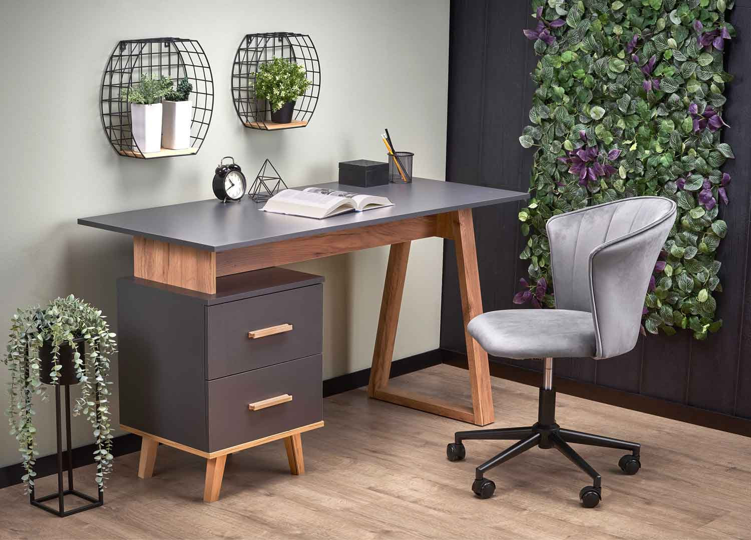 Bureau d'angle avec rangements et tiroir intégrés - Cbc-Meubles