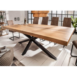 Table salle à manger en bois de pin recyclé 200 cm