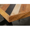 Table à manger rectangulaire bois de manguier 160 cm