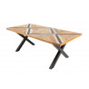 Table à manger rectangulaire bois de manguier 160 cm