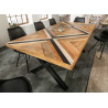 Table à manger rectangulaire bois de manguier 200 cm