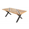 Table à manger rectangulaire bois de manguier 200 cm