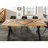 Table à manger rectangulaire bois de manguier 200 cm