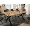 Table à manger rectangulaire bois de manguier 200 cm