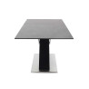 Table salle à manger rectangulaire céramique anthracite
