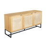 Buffet cannage 160 cm 3 portes