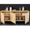 Buffet cannage 160 cm 3 portes