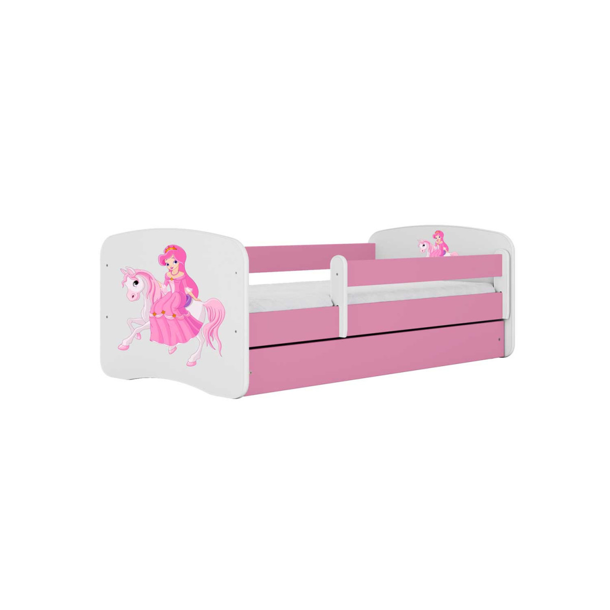 Lit pour fille princesse 70x140, 80x160, 80x180 cm