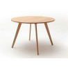 Table ronde bois massif 120 cm