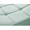 Fauteuil scandinave avec repose pied vert tilleul
