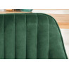 Chaises modernes velours vert