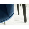 Chaises modernes velours bleu roi