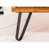 Table basse relevable avec tiroirs de rangement