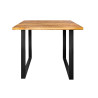 Table de bar en bois massif de manguier 120 cm