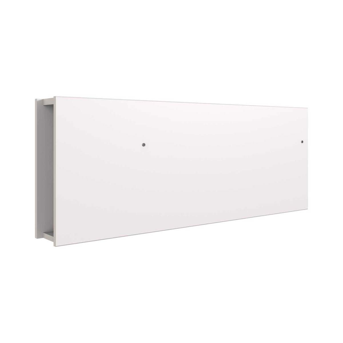 Meuble mural blanc avec porte abattante