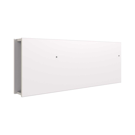 Lit escamotable 90x200 cm avec rangements blanc et chêne sanremo