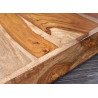 Table basse rectangulaire en bois de sesham