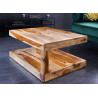 Table basse rectangulaire en bois de sesham