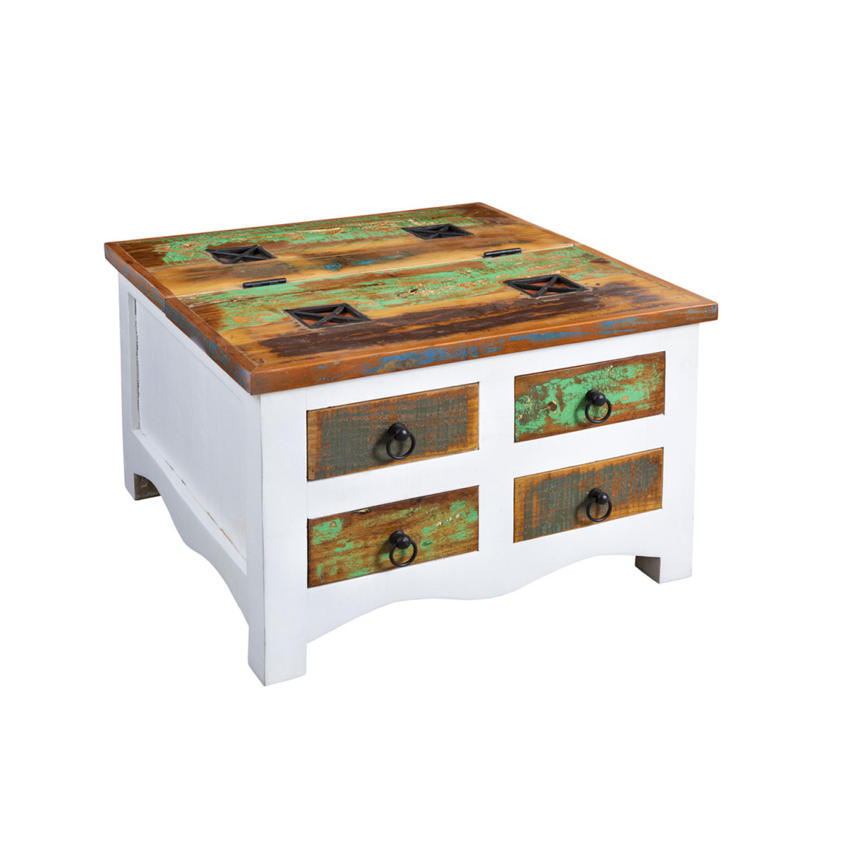 Table basse coffre de rangement 70 cm