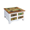 Table basse coffre de rangement 70 cm