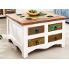 Table basse coffre de rangement 70 cm