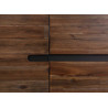Buffet 2 portes et 3 tiroirs bois d'acacia marron