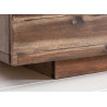 Buffet 2 portes et 3 tiroirs bois d'acacia marron