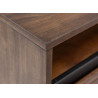 Table basse rectangulaire 3 compartiments de rangement