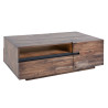 Table basse rectangulaire 3 compartiments de rangement